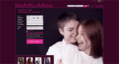 Desktop Screenshot of lesbibuddies.com