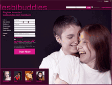 Tablet Screenshot of lesbibuddies.com